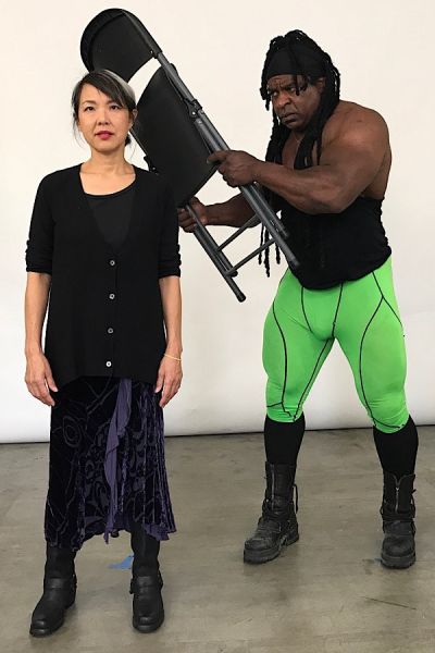 Julia Kim and Wrestler